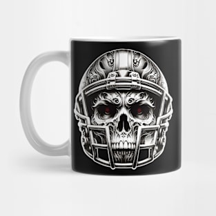 Touchdown Terror: Skeletal Warrior Mug